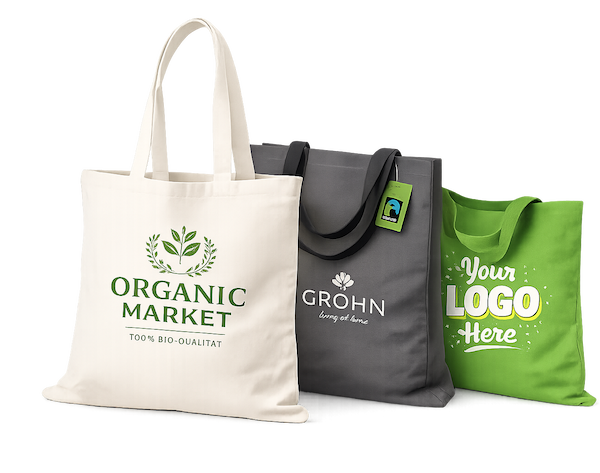 Examples of Cotton Bags: Shipping Bags, Tote Bags