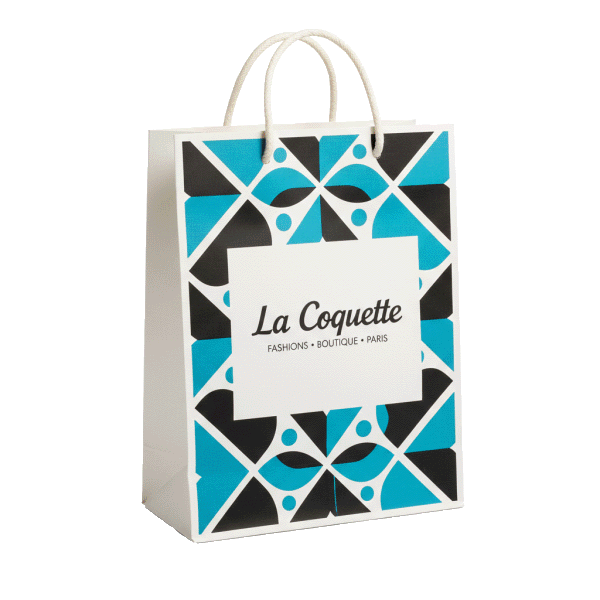 Papiertragetasche old school porto