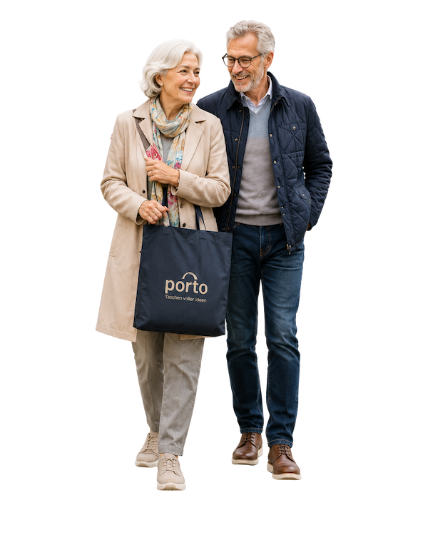 Older target audience: Porto tote bags
