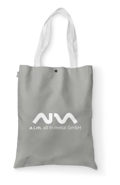 AIM Metall einfache non-woven Tragetasche