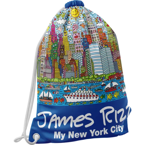  James Rizzi match bag over page