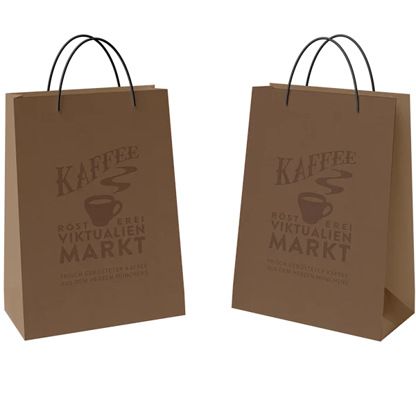 Coffee roastery Viktualienmarkt high quality paper carrier bag